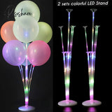 127Cm Clear Balloon Column Stand Arch Balloons Holder Centerpieces For Wedding Decoration Birthday