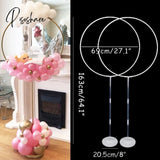 127Cm Clear Balloon Column Stand Arch Balloons Holder Centerpieces For Wedding Decoration Birthday