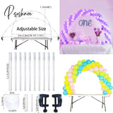 127Cm Clear Balloon Column Stand Arch Balloons Holder Centerpieces For Wedding Decoration Birthday