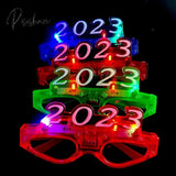 12Pcs Adult Kids Women Led Glasses Light Up Party Sunglasses Glow Blinds Shutter Neon Flash