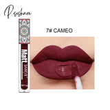 13 Colors Nude Brown Matte Liquid Lipstick Waterproof Red Long Lasting Non-Stick Cup Lip Gloss