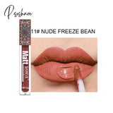 13 Colors Nude Brown Matte Liquid Lipstick Waterproof Red Long Lasting Non-Stick Cup Lip Gloss