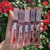 13 Colors Nude Brown Matte Liquid Lipstick Waterproof Red Long Lasting Non-Stick Cup Lip Gloss