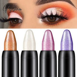 15 Color Highlighter Eyeshadow Pencil Waterproof Glitter Matte Nude Eye Shadow Makeup Pigment