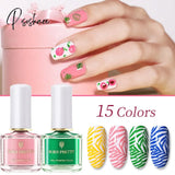 15 Color Summer Series Nail Stamping Polish Newly Sweet Style For Stamp Plate Printing Varnish