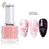 15 Color Summer Series Nail Stamping Polish Newly Sweet Style For Stamp Plate Printing Varnish