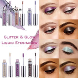 16 Colors Diamond Eyeshadow Liquid Glitter Eye Shadow Pearly Shimmer Lasting Waterproof Makeup