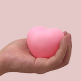 [Pink Heart-Shaped Portable Lamp] Cute Heart-Shaped Night Light - Pink Battery-Powered Bedside Lamp with Non-Rechargeable Button Battery, Portable Eye-Catching Love Atmosphere Light, Ideal Gift for Valentine's, Mother's Day,