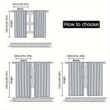 2pcs Set Rainbow Drip Print Curtains - Digital Printed, Polyester, Light-Blocking, Machine Washable, Rod Pocket Design for Living Room, Kitchen, Bedroom & Dining Area Decor, for Return School