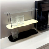 3-Tier Versatile Chic Tabletop Organizer - Detachable Perfume & Cup Holder, Storage Shelf for Home Decor