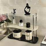 3-Tier Versatile Chic Tabletop Organizer - Detachable Perfume & Cup Holder, Storage Shelf for Home Decor