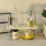 3-Tier Versatile Chic Tabletop Organizer - Detachable Perfume & Cup Holder, Storage Shelf for Home Decor
