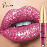 18 Colors Shiny Lip Gloss For Women Long Lasting Matte Glitter Liquid Lipstick Diamond Waterproof