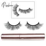 18 Styles 1 Pair Magnetic Eyelashes 3D Mink False Eyelash Eyeliner Waterproof Long Lasting Fake