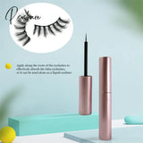 18 Styles 1 Pair Magnetic Eyelashes 3D Mink False Eyelash Eyeliner Waterproof Long Lasting Fake