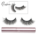 18 Styles 1 Pair Magnetic Eyelashes 3D Mink False Eyelash Eyeliner Waterproof Long Lasting Fake