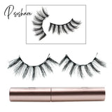 18 Styles 1 Pair Magnetic Eyelashes 3D Mink False Eyelash Eyeliner Waterproof Long Lasting Fake