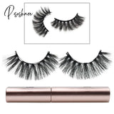 18 Styles 1 Pair Magnetic Eyelashes 3D Mink False Eyelash Eyeliner Waterproof Long Lasting Fake