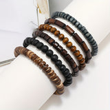 6pcs/set Simple Fashion Beaded Bracelet For Men Women Accessories Gift Suitable For Daily Wear