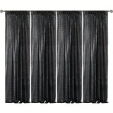 2/4pcs Vibrant Multi-Color Sequin Backdrop Curtain - Sparkling Photography Prop, Birthday Party Decor, Wedding Decoration, Home Decor Accent - Reusable, Easy to Hang, Durable, and Versatile Background Curtain for Memorable Mo