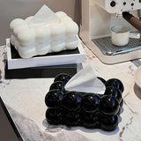 Charming Cloud-Shaped Plastic Tissue Box Holder for Home Decor - Ideal for Kitchen, Bedroom & Living Room, Bedroom Essentials|Decorative Item|Glossy Plastic, Plastic, Decorative Item, Glossy