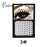 1Pc 3D Face Jewels Diamond Makeup Art Eyeliner Glitter Jewelry Sticker Temporary Tattoo Party Bady