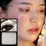 1Pc 3D Face Jewels Diamond Makeup Art Eyeliner Glitter Jewelry Sticker Temporary Tattoo Party Bady