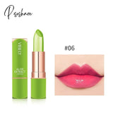 1Pc Aloe Vera Lipstick Lip Tint Color Changing Jelly Lipsticks Balm Hydrating Moisturizing Lasting