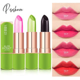 1Pc Aloe Vera Lipstick Lip Tint Color Changing Jelly Lipsticks Balm Hydrating Moisturizing Lasting