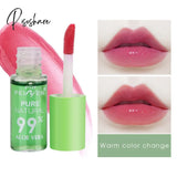 1Pc Color Changing Lip Balm Aloe Vera Essence Lipstick Lipgloss Long Lasting Moisturizing