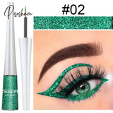 1Pc Colorful Neon Yellow Green Liquid Eyeliner Quick Dry Waterproof Eyes Makeup Eye Liner White