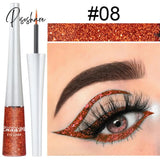 1Pc Colorful Neon Yellow Green Liquid Eyeliner Quick Dry Waterproof Eyes Makeup Eye Liner White