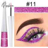 1Pc Colorful Neon Yellow Green Liquid Eyeliner Quick Dry Waterproof Eyes Makeup Eye Liner White