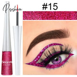 1Pc Colorful Neon Yellow Green Liquid Eyeliner Quick Dry Waterproof Eyes Makeup Eye Liner White