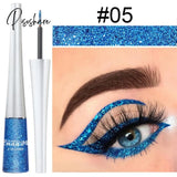1Pc Colorful Neon Yellow Green Liquid Eyeliner Quick Dry Waterproof Eyes Makeup Eye Liner White