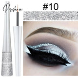 1Pc Colorful Neon Yellow Green Liquid Eyeliner Quick Dry Waterproof Eyes Makeup Eye Liner White