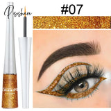 1Pc Colorful Neon Yellow Green Liquid Eyeliner Quick Dry Waterproof Eyes Makeup Eye Liner White