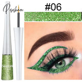 1Pc Colorful Neon Yellow Green Liquid Eyeliner Quick Dry Waterproof Eyes Makeup Eye Liner White