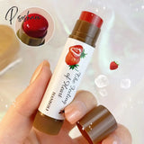 1Pc Fruit Lip Balm Peach Tea Color Gloss Natural Lasting Moisturizing Lighten Lines Changing Jelly