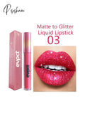 1Pc Glitter Diamond Liquid Lipstick Waterproof Long Lasting Non-Stick Cup Pearl Shiny Matte Lip