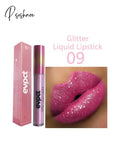 1Pc Glitter Diamond Liquid Lipstick Waterproof Long Lasting Non-Stick Cup Pearl Shiny Matte Lip