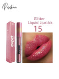 1Pc Glitter Diamond Liquid Lipstick Waterproof Long Lasting Non-Stick Cup Pearl Shiny Matte Lip