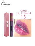 1Pc Glitter Diamond Liquid Lipstick Waterproof Long Lasting Non-Stick Cup Pearl Shiny Matte Lip