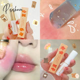 1Pc Gold Foil Jelly Lipstick Makeup Temperature Color Change Lip Balm Long-Lasting Moisturizing