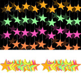 1Pc Luminous Tape Hanging Round Dot/Star Garlands Glow In The Dark Neon Tape For Children Party