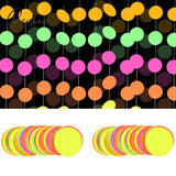 1Pc Luminous Tape Hanging Round Dot/Star Garlands Glow In The Dark Neon Tape For Children Party