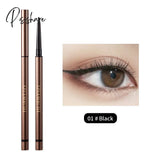 1Pc Matte Black Eyeliner Gel Pencil Fast-Drying Waterproof Anti-Sweat Lasting Eye Liner Brown Pen