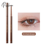 1Pc Matte Black Eyeliner Gel Pencil Fast-Drying Waterproof Anti-Sweat Lasting Eye Liner Brown Pen