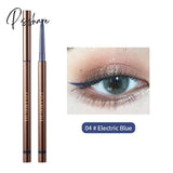 1Pc Matte Black Eyeliner Gel Pencil Fast-Drying Waterproof Anti-Sweat Lasting Eye Liner Brown Pen