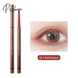 1Pc Matte Black Eyeliner Gel Pencil Fast-Drying Waterproof Anti-Sweat Lasting Eye Liner Brown Pen